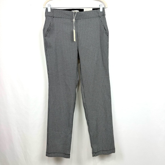 Max Studio NWT Women’s L Pull On Trousers High Rise Ankle Slim Leg Woven Stretch - Picture 1 of 11